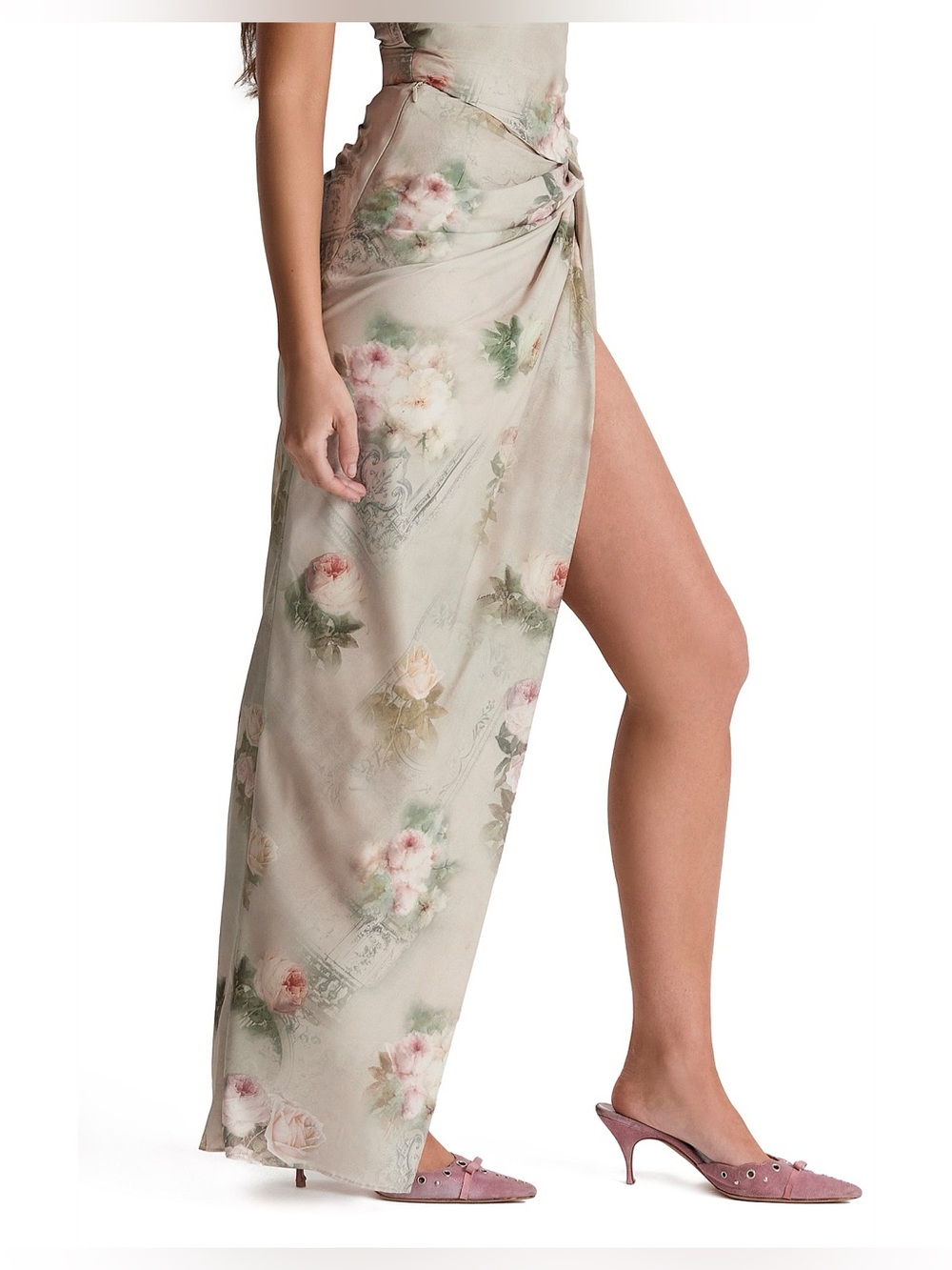 House of CB Vesper Vintage Floral Maxi Skirt - Picture 5 of 7